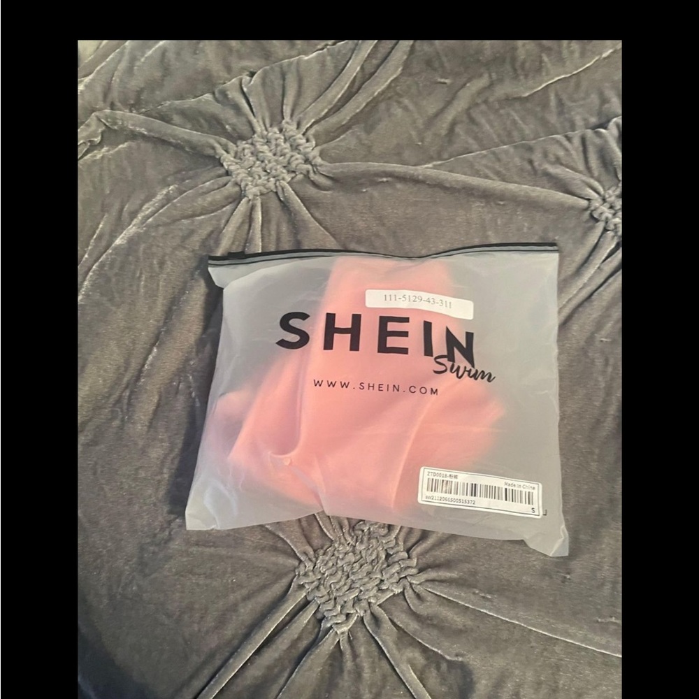 SHEIN Light Pink High Waist Swim Bottoms - Picture 2 of 6